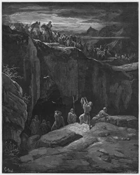 David montrant à Saül qu